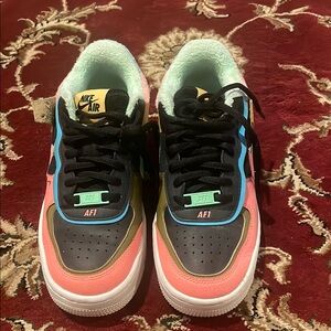 Nike Multicolor Sneakers with Pink and Mint